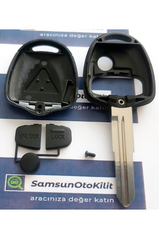 Mitsubishi Lancer Kumanda Kabı Anahtar Kabı 3 Buton Mıt1 1r Uçlu