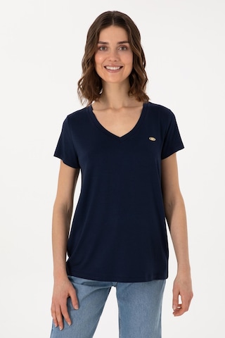U.S. Polo Assn. Us. Polo Assn. Kadın Tişört 50300829-vr033 Lacivert