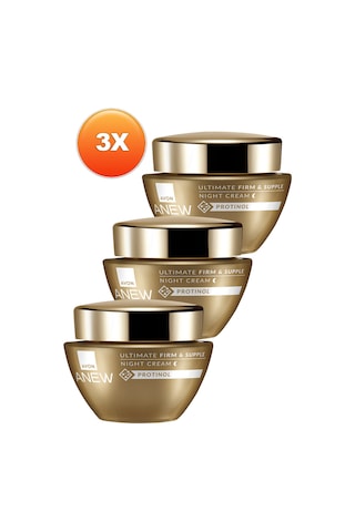 Avon Anew Ultimate Firm & Supple Gece Kremi 3 x 50 ML