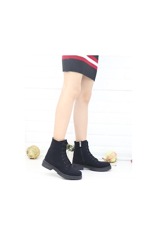 Nesil Shoes Sdf 042 Siyah Zümrüt Kadın Postal Bot SİYAH ZÜMRÜT