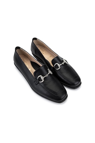 Tamer Tanca Tnc Luxury Kadın Hakiki Deri Siyah Comfort Ayakkabı 611 E2763-01 Bn Ayk Y26 Black
