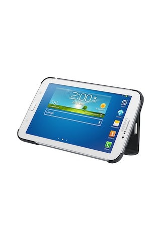 Galaxy Tab 3 7.0" T210 İle Uyumlu Bookcover Kılıf Siyah Ef-bt210bsegww Kapaklı Kılıf