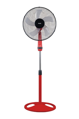Raks Sf 16 Eco Kırmızı Salınım Özellikli Ayaklı Vantilatör 50w