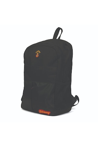 Galatasaray Lisanslı Su İtici Kumaşlı Siyah Sırt Çantası - Laptop Bölmeli