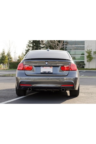 Bmw F30 Uyumlu Yedek Parça M Performance Difüzör Mat Siyah