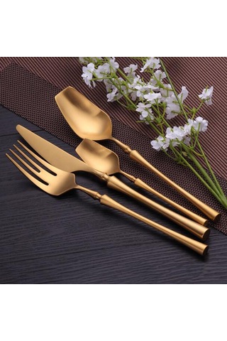 Suntek Paslanmaz Çelik Çatal Masa Yemek Çorba Kaşığı