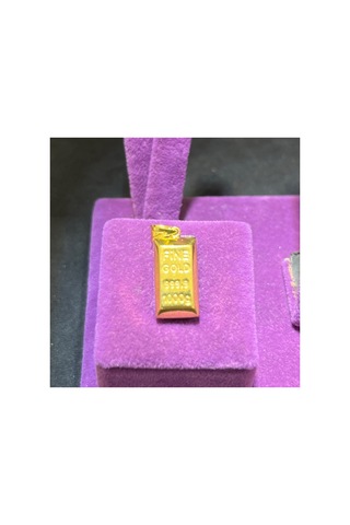 22 Ayar Altın Kolye Ucu Parlak Özel Tasarım 1.52gr Paksoy Hediye - C00325