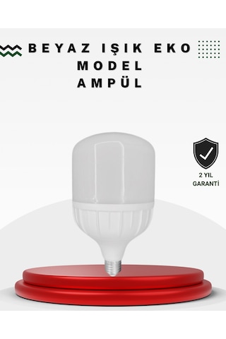 Acil Durumlara Uygun Şarjlı Torch Led Ampul 30 Watt Renkli