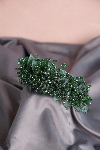 FdayAksesuar En Güzel Gelinlere Özel Capella Kumaş Çiçek Motifli Gelin Kına Tacı FRDY31649