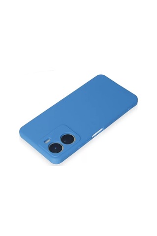 Newface Vivo Y16 Kılıf First Silikon - Mavi
