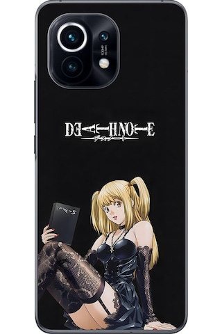 Xiaomi Mi 11 Uyumlu Şeffaf Kılıf Death Note 3 Tasarımlı
