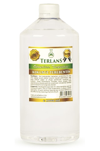  TERLANS Oil Paint Thinner, 250 ml (8.4 Fl. Oz