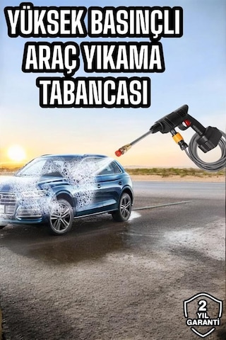 Flzdgnkr Bahçe Ve Araba Yıkama Tabancası Su Basınçlı Hazneli Batlı Oto Yıkama