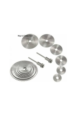 8 Parça Kesme Mini Diski Gravür Uç Seti Ahşap Kesici