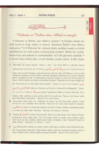 Risale-i Nur Tefsirli Kur'an-ı Kerim Türkçe Meali Metinsiz Bü...