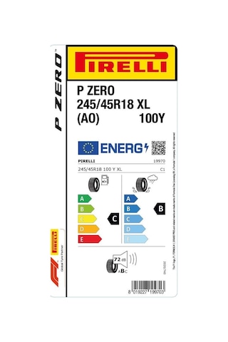 Pirelli 245/45R18 100Y XL Pzero Yaz Lastiği 2024