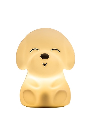 Neevoyu Usb Şarjlı Silikon Köpek Figürlü Renk Değiştiren Led Gece Lambası - Dokunarak Aç/kapat, Valentin Hediyesi, Ambiyans Işığ Çok Renkli