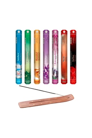 Flute 140 Adet Karışık Tütsü + Tütsülük Flute 140 Adet Karışık Tütsü + Tütsülük