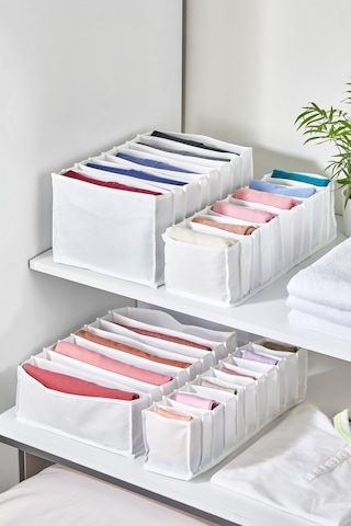 Serstil Organizer 3.boy 8 Gözlü 27x35x17 Cm Beyaz