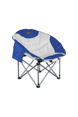 Madfox Moonchair Deluxe Katlanır Kamp Sandalyesi Mavi/gri