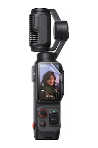 Insta360 Luna Ultra Uyumlu 3 Adet Şeffaf Ekran Koruyucu Nano Jelatin