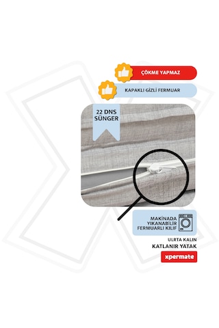 Xpermate Ultra Kalın Katlanır Sünger Yer Yatağı