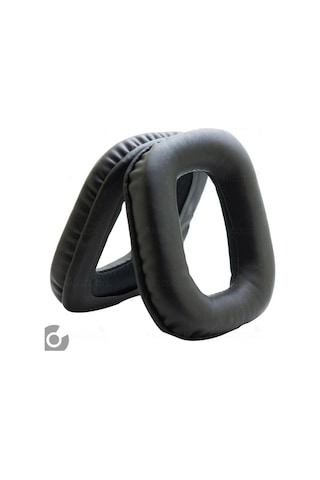 Logitech G930 G430 F450 G432 G332 G231 G230 Uyumlu Kulaklık Sünger Yastığı Pedi Deri Siyah