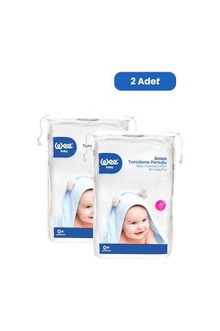 Wee Baby Bebek Temizleme Pamuğu Seti 60x2 120 Adet
