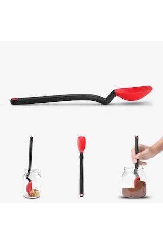 Dreamfarm Mini Supoon Silikon Kaşık, Kırmızı Diğer
