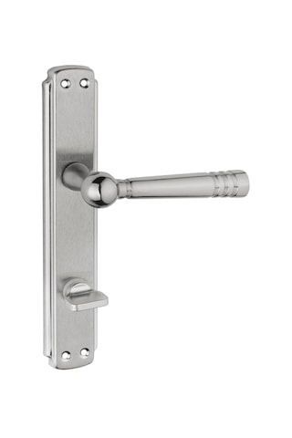 Osmanlı Lux Aynalı Nikel Saten Wc İçeriden Sağ Basar Banyo Kapı Kolu 1 Takım