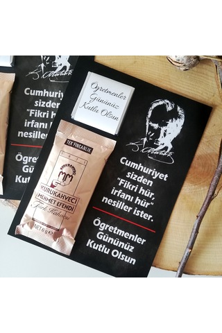 Öğretmenler Günü Hediyesi Kahve Çikolata 15 Adet