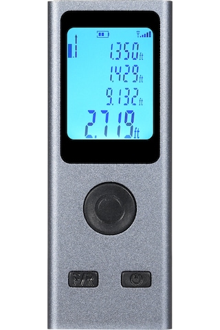 Lepmerk Mini 30m Dijital Akıllı Lazer Uzaklık Ölçer Koyu Gri