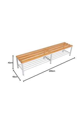 Soyunma Odaları Için Bank Ayakkabılıklı Bank Gxyxd: 200x42x40 Cm, Spor Bankı