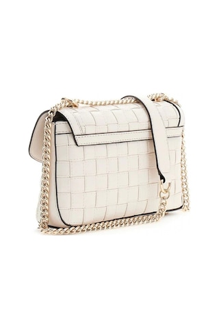 Guess Sandy Dönüştürülebilir Çapraz Askılı Kapaklı Kadın Beyaz El Çantası Hwwg8418210-off Beyaz