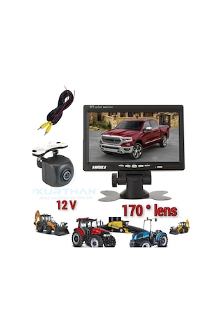 7 İNÇ MONİTÖR + 170 ' GENİŞ AÇI KAMERA SETİ