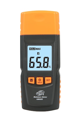 Benetech Gm605 Dijital Ahşap Nem Ölçer Nem Test Cihazı Ahşap Nem Dedektörü