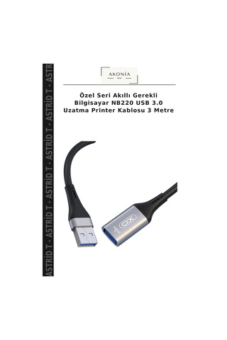 Özel Seri Akıllı Gerekli Bilgisayar Nb220 Usb 3.0 Uzatma Printer Kablosu 3 Metre