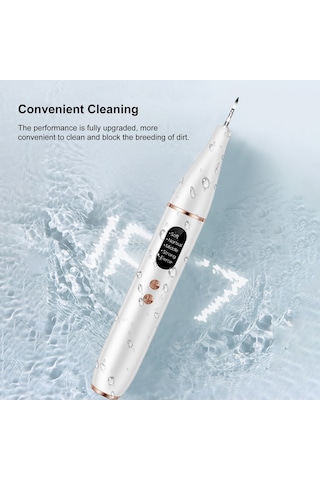 Xindoker G101 Ev Kullanıma Uygun Görünür Ultrasonik Diş Temizleyici - 5 Farklı Mod, Akıllı Diş Bakımı, Plak Ve Taş Kaldırıcı