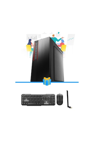 Ramtech WorkForce WF375 i5-4590 8 GB 128 GB SSD Free Dos Masaüstü Bilgisayar