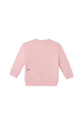 Pangaia Organik Pamuklu Çocuk Sweatshirt - Açık/pastel Pembe 3-6 Ay