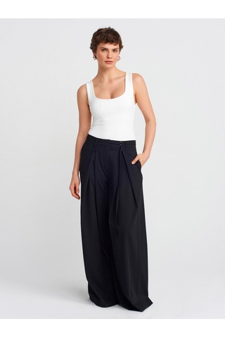 20977 Kalın Askılı Poliamid Atlet-ekru-11365 Ekru