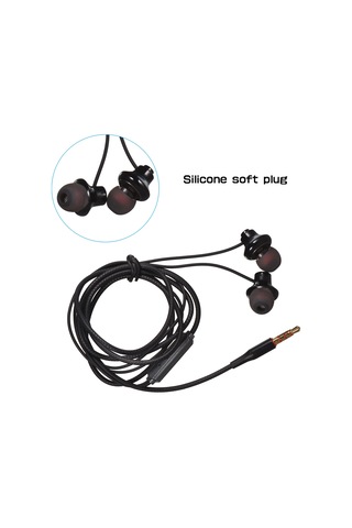 Hombey Beyaz X31 Kablolu Kulak İçi Kulaklık - Oyun Ve Karaoke İçin Mikrofonlu, 3.5mm Arayüzlü, İos/android Uyumlu, Konforlu Silikon Uyum