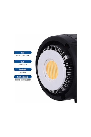 Gdx Hd-120ıı C Bicolor Tekli Işık Seti 120w Fotoğraf Ve Video Led Işığı