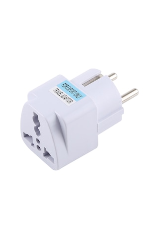 Taşınabilir Evrensel Uk Fiş Ab Fiş Güç Soketi Sigortalı Seyahat Şarj Adaptörü