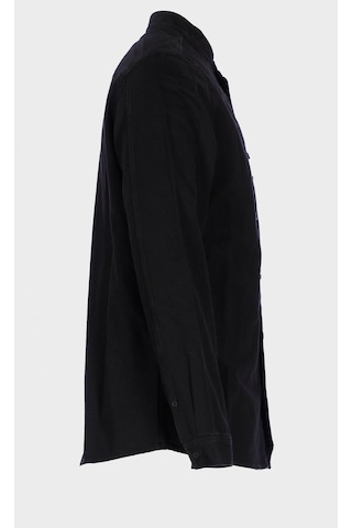 Erkek Hakim Yaka Regular Fit Jean Gömlek C 4553-087 Siyah