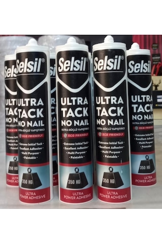 Selsil Korniş Yapıştırıcı Ultra Tack No Nail Ultra Güçlü Yapıştırıcı 290 Ml 290 ML