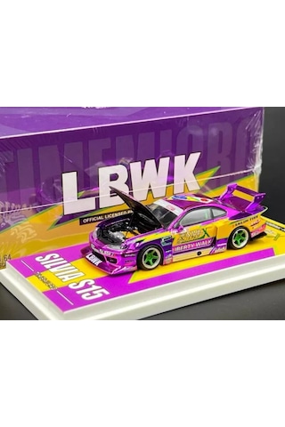 Time Micro Nissan Silvia S15 Lbwk 1/64 Krom
