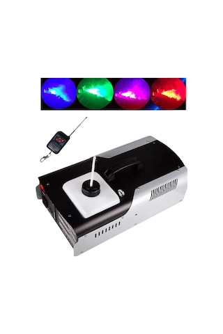 Quenlite Ql-2000Rgb Sis Makinası Led Işıklı 2000 Watt Uzaktan Kum