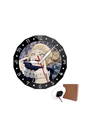 Primepickings Modern Minimalist My Hero Academia Yaratıcı Duvar Saati, Parlak Renkler İle Masa Saati Süs Ve Hediye İçi A
