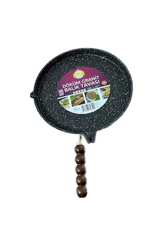 Taç Döküm Granit Balık Tavası 36 Cm Tac-6366